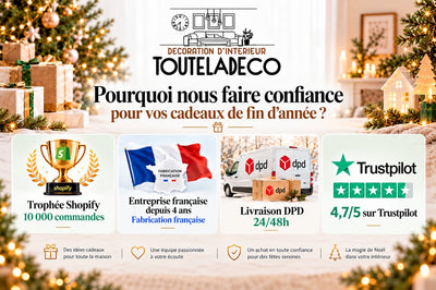 Cadeaux de Noël : pourquoi choisir Touteladeco.com pour vos achats de fin d’année ?