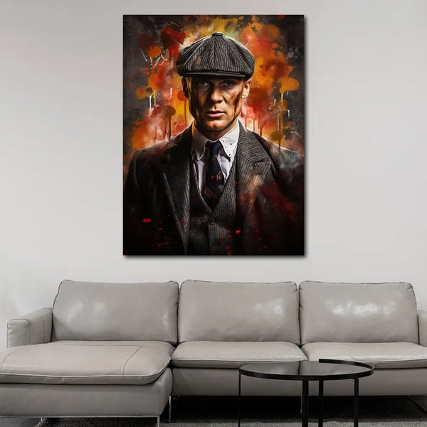Touteladeco / Tableau Art / Films / Serie / Peaky Blinder / Tommy Shelby / Batman / Pop Art / Décoration Murale / Décoration de maison / Moderne / Graffiti