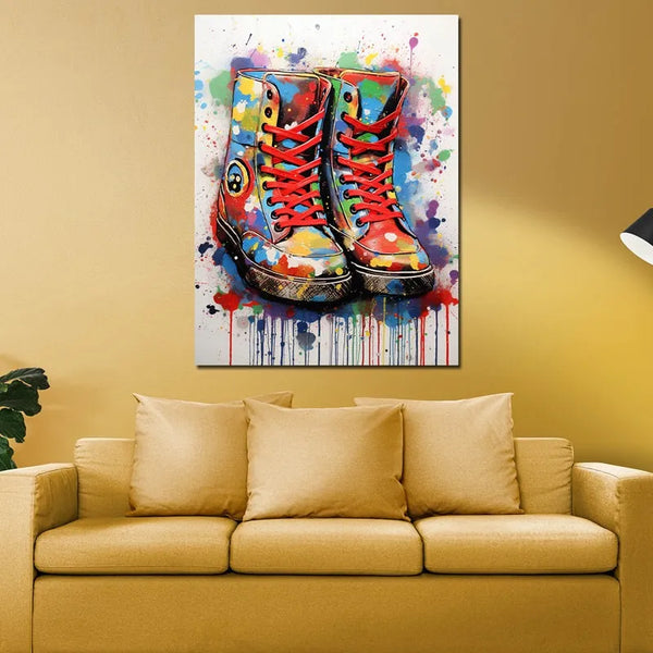 Toile - Street Art - Pop Art - Sneakers