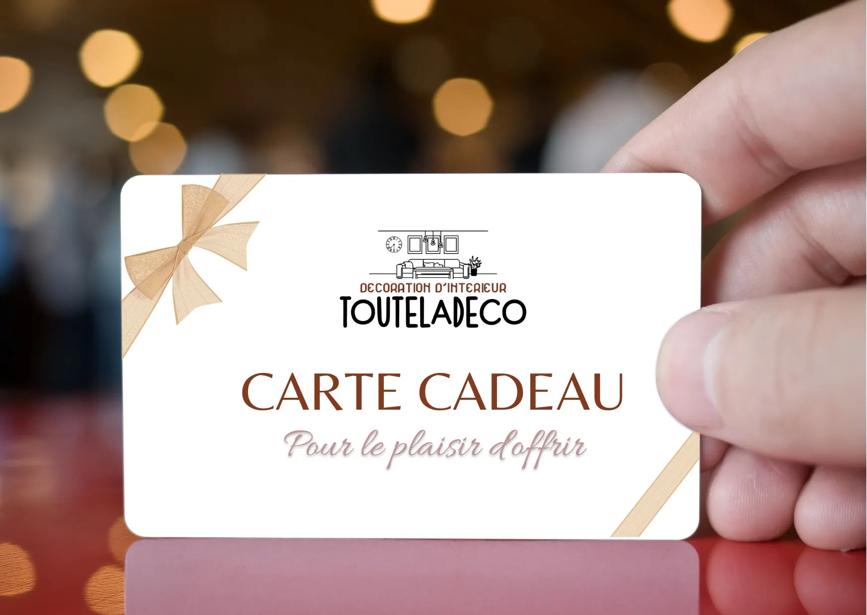 Touteladeco / carte cadeau / idées cadeaux