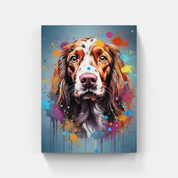Touteladeco / Tableau Pop Art / Animaux / Chien / Décoration Murale / Décoration de maison / Moderne / Toile / Pop Art / Bouvier
