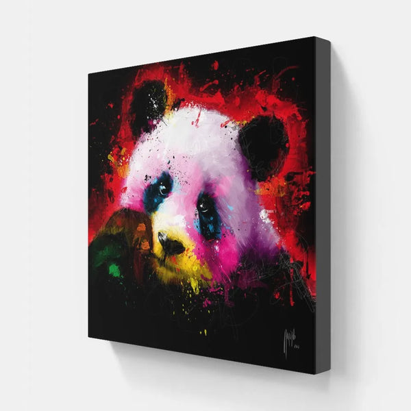 Touteladeco / Tableau Pop Art / Pop Art / Décoration Murale / Moderne / Panda / Patrice Murciano / Couleur / Graffiti / Couleur / Toile / Tableau