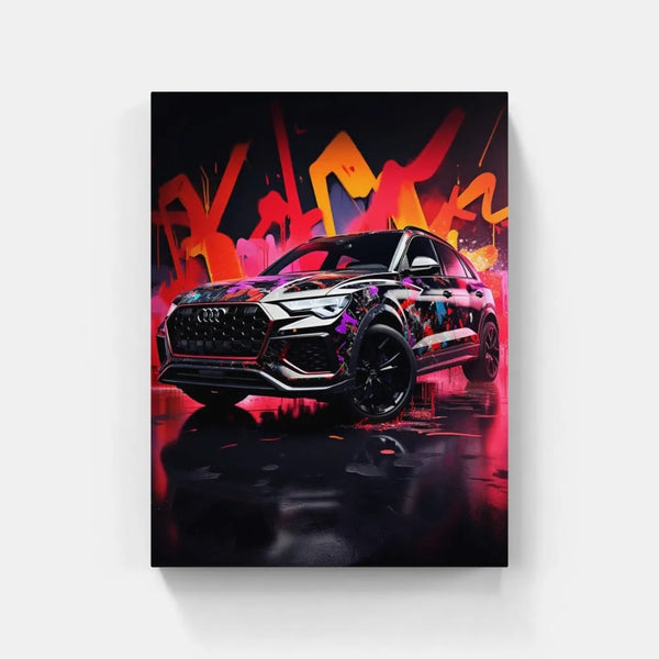 touteladeco / Toile / Tableau / Design / Decoration / Voiture / Sport / Audi / Graffiti / Salon / Cadeau