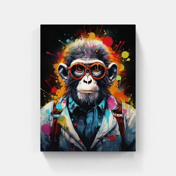 toile / singe / animaux / graffiti / Lunettes / Sac à dos / Veste / Etudiant / Tableau / Decoration / Touteladeco / Salon