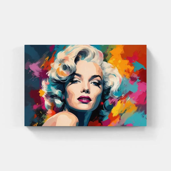 Touteladeco / Tableau Art / Films / Marilyn Monroe / Pop Art / Décoration Murale / Décoration de maison / Moderne / Toile
