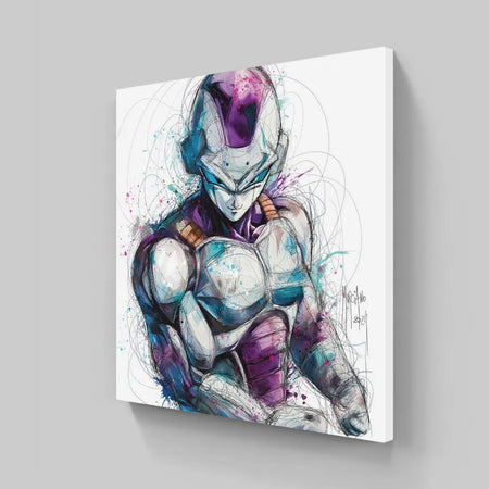Touteladeco / toile / Tableau / Manga / Anime / Dragon Ball / DBZ / Patrice Murciano / Decoration / Idee Cadeau / Anniversaire / Sangoku / Songoku / Ramen / Decoration Murale / Salon / Chambre / Shenron / Boule de Cristale / Freezer