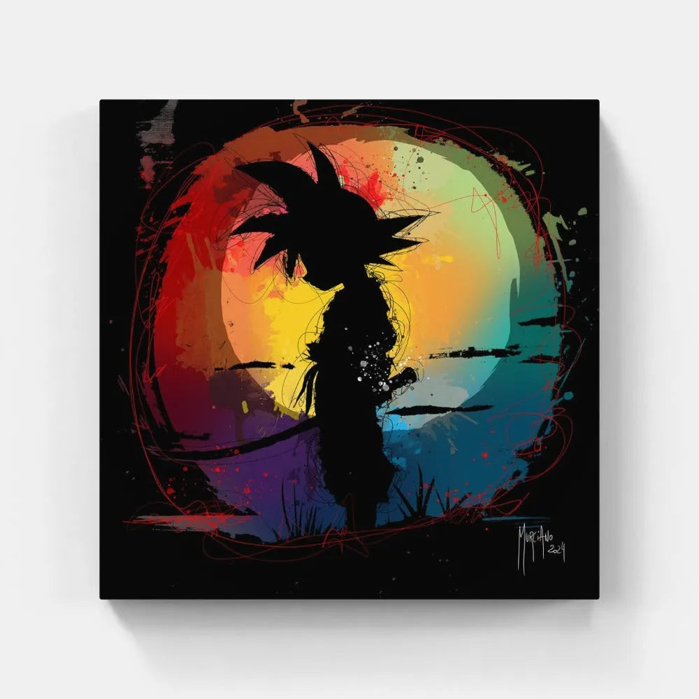 Touteladeco / toile / Tableau / Manga / Anime / Dragon Ball / DBZ / Patrice Murciano / Decoration / Idee Cadeau / Anniversaire / Sangoku / Songoku / Ramen / Decoration Murale / Salon / Chambre / Shenron / Boule de Cristale / Sunshine / Goku