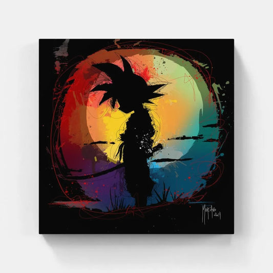 Touteladeco / toile / Tableau / Manga / Anime / Dragon Ball / DBZ / Patrice Murciano / Decoration / Idee Cadeau / Anniversaire / Sangoku / Songoku / Ramen / Decoration Murale / Salon / Chambre / Shenron / Boule de Cristale / Sunshine / Goku
