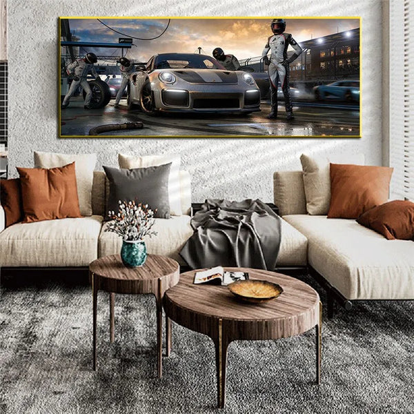 Toile - Voiture - Porsche 911 Racing S