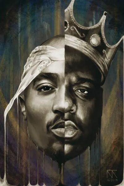 Touteladeco / Tableau Art / Musique / Hip Hop / RAP / Décoration Murale / Décoration de maison / Moderne