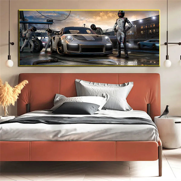 Toile - Voiture - Porsche 911 Racing S