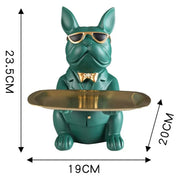 figurine / bouledogue / résine / cadeau / clé / design / statue