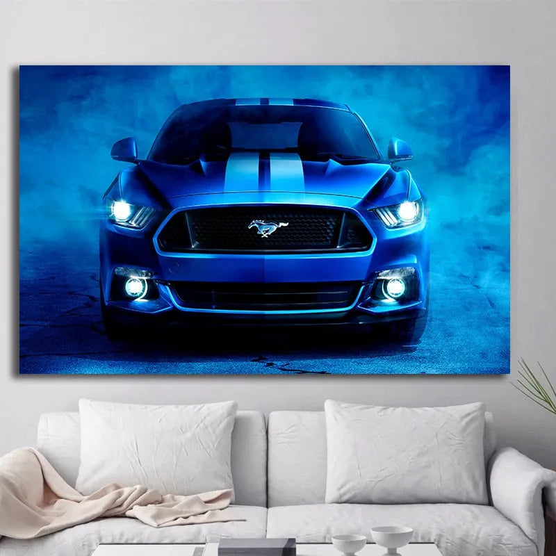 Toile - Voiture - Ford Mustang Supercar