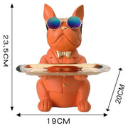 figurine / bouledogue / résine / cadeau / clé / design / statue