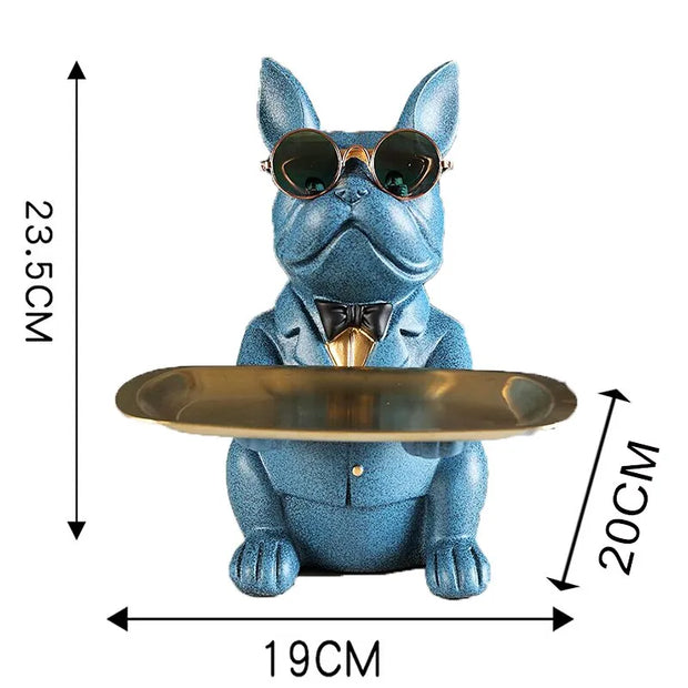figurine / bouledogue / résine / cadeau / clé / design / statue