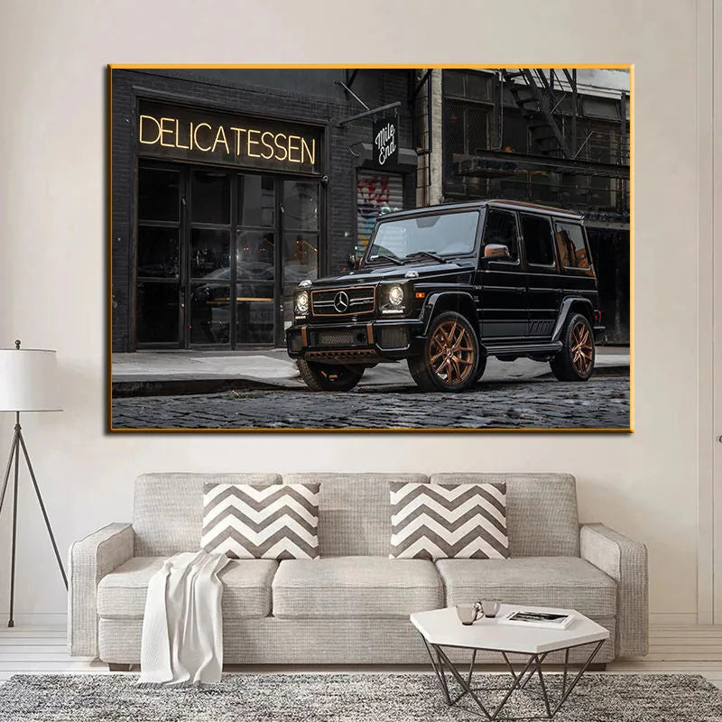 Touteladeco / Tableau Art / Voiture / Mercedess G Class Luxury / Décoration Murale / Décoration de maison / Moderne