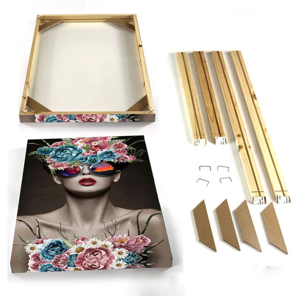 Chassis en bois / facile à monter / toile murale / décoration / support / tableaux