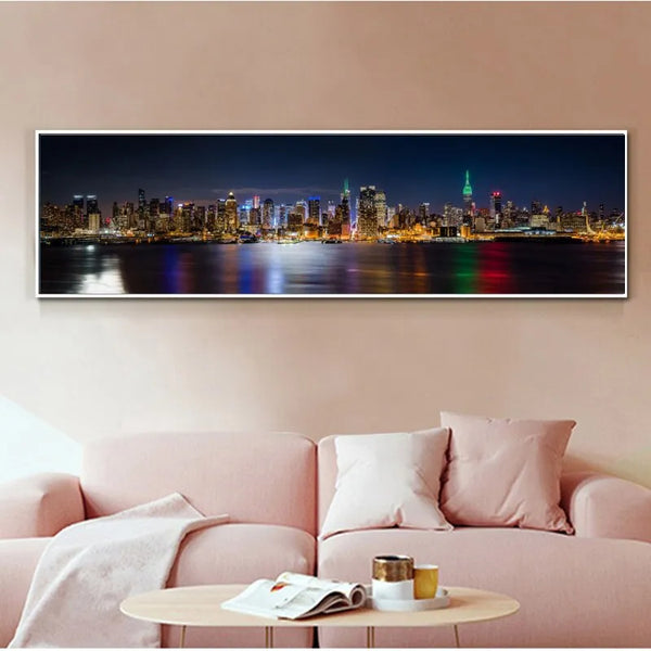 Touteladeco / Tableau Art / Monde / New York City / Décoration Murale / Décoration de maison / Moderne