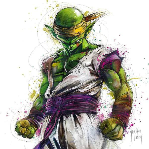 Touteladeco / toile / Tableau / Manga / Anime / Dragon Ball / DBZ / Patrice Murciano / Decoration / Idee Cadeau / Anniversaire / Sangoku / Songoku / Ramen / Decoration Murale / Salon / Chambre / Shenron / Boule de Cristale / PIccolo / Petit Coeur