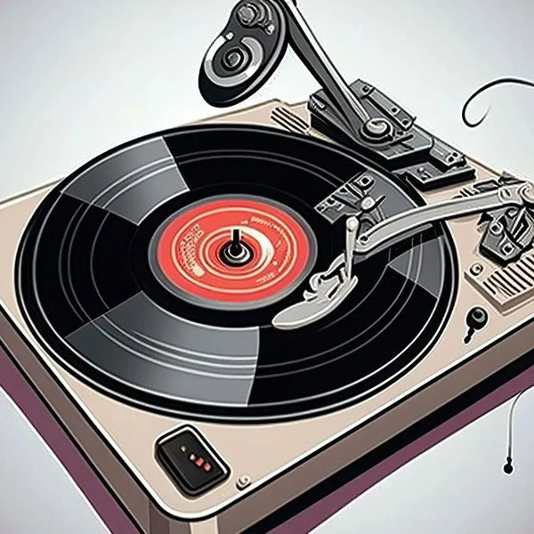 touteladeco / toile / tableaux / clubbing / DJ / platines / vinyles / decoration