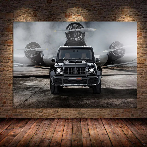 Touteladeco / Tableau Art / Voiture / Supercar G63 / Décoration Murale / Décoration de maison / Moderne
