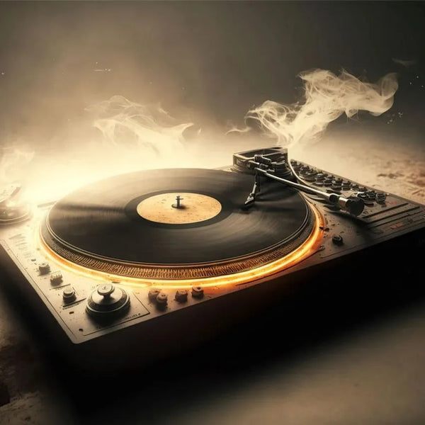 touteladeco / toile / tableaux / clubbing / DJ / platines / vinyles / decoration