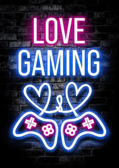 Touteladeco / Tableau / Toile / GAMING / GEEK / Décoration Murale / Moderne