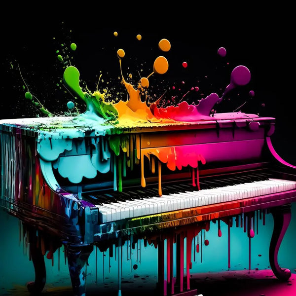 Toile - Musique - Piano