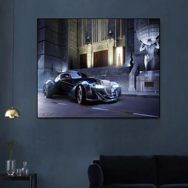 Touteladeco / Tableau Art / Voiture / Luxe / Décoration Murale / Décoration de maison / Moderne