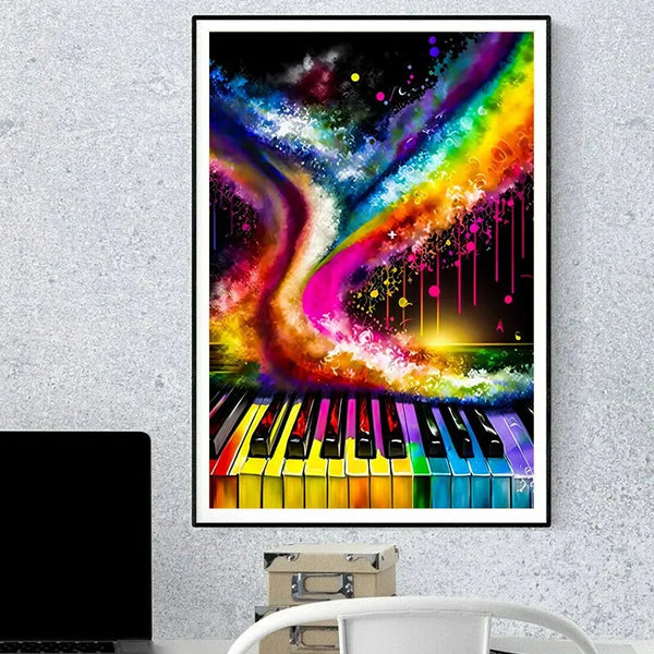 Toile - Musique - Piano