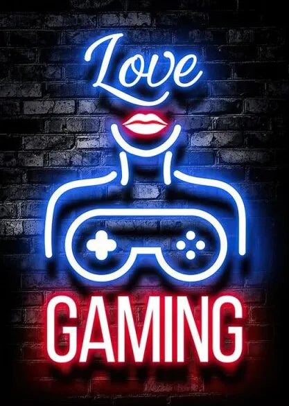 Touteladeco / Tableau / Toile / GAMING / GEEK / Décoration Murale / Moderne