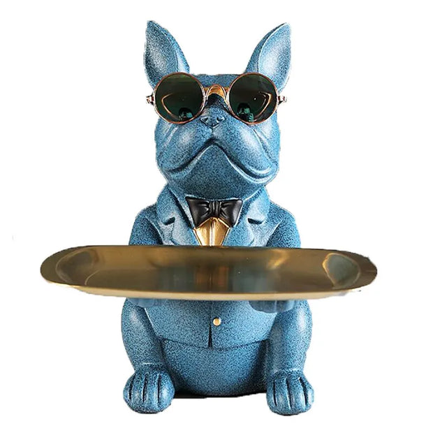 figurine / bouledogue / résine / cadeau / clé / design / statue
