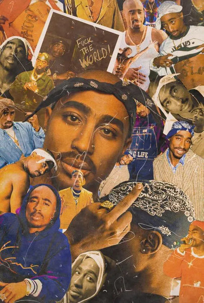 Touteladeco / Tableau Art / Musique / Hip Hop / RAP / Décoration Murale / Décoration de maison / Moderne