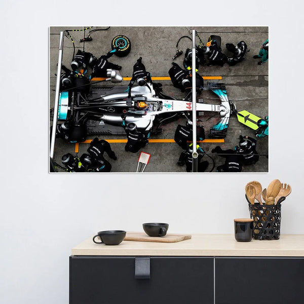 Touteladeco / Tableau Art / Formule 1 / Ferrari / Mercedes / Red Bull / Décoration Murale / Décoration de maison / Moderne
