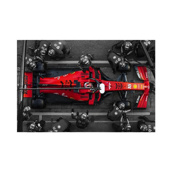 Touteladeco / Tableau Art / Formule 1 / Ferrari / Mercedes / Red Bull / Décoration Murale / Décoration de maison / Moderne