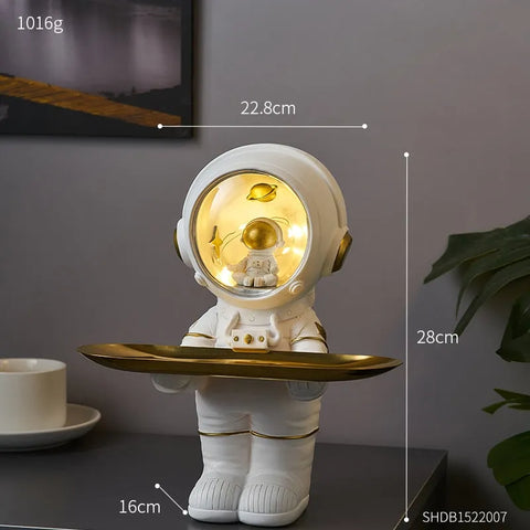 figurine / astronaute / design/ clé / rangement / decoration / design / résine