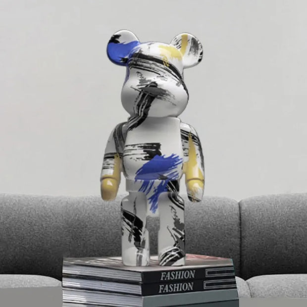 figurine / ours / graffiti / decoration / design / résine / collection