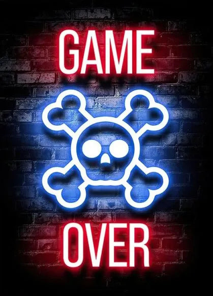 Touteladeco / Tableau / Toile / GAMING / GEEK / Décoration Murale / Moderne