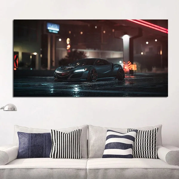 Touteladeco / Tableau Art / Voiture / Supercar / Décoration Murale / Décoration de maison / Moderne