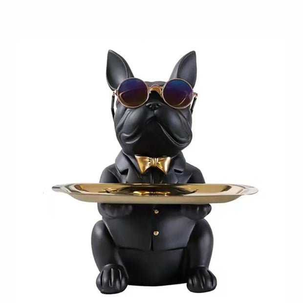 figurine / bouledogue / résine / cadeau / clé / design / statue