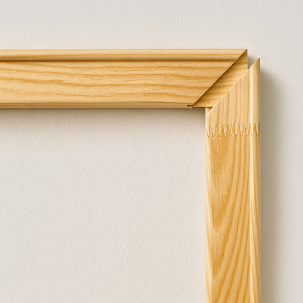 châssis en bois / cadre toile / barre de châssis / baguette bois / cadre à monter / châssis sapin / châssis toile murale / cadre artisanal / châssis premium / châssis robuste / matériel déco / accessoire toile / support toile / cadre mural bois / châssis qualité