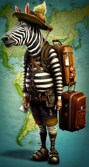 Zèbre Globetrotteur