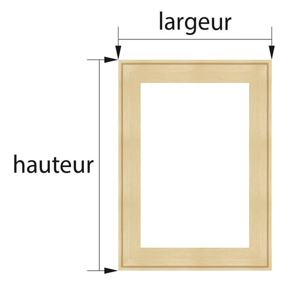 Chassis en bois / facile à monter / toile murale / décoration / support / tableaux