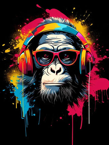 Singe DJ Lunettes