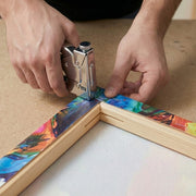 châssis en bois / cadre toile / barre de châssis / baguette bois / cadre à monter / châssis sapin / châssis toile murale / cadre artisanal / châssis premium / châssis robuste / matériel déco / accessoire toile / support toile / cadre mural bois / châssis qualité