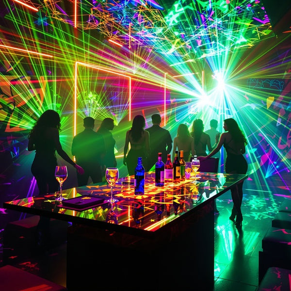 Touteladeco / Toile / Tableau / street art / tableau night club / toile néon graffiti / déco urbaine moderne / art mural fête / poster club électro / décoration street / toile ambiance graffiti