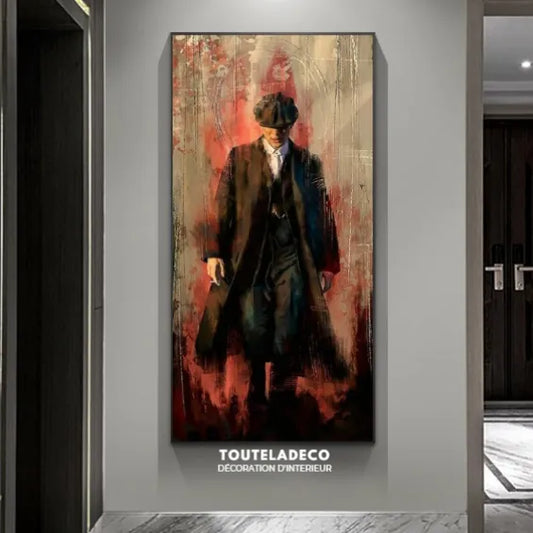 Touteladeco / Tableau Art / Série / Peaky Blinders / Décoration Murale / Décoration de maison / Moderne