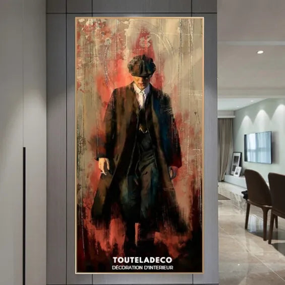 Touteladeco / Tableau Art / Série / Peaky Blinders / Décoration Murale / Décoration de maison / Moderne