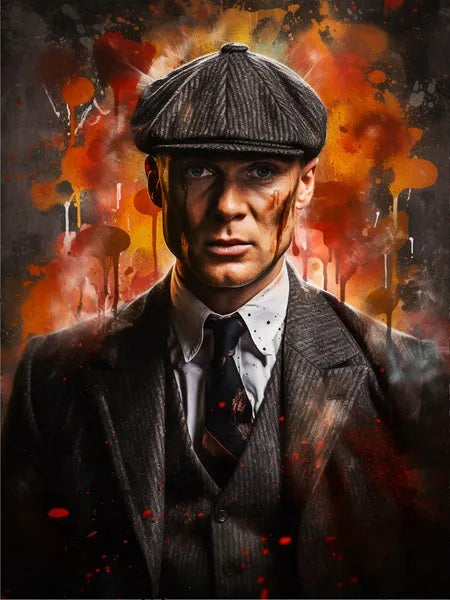Touteladeco / Tableau Art / Films / Serie / Peaky Blinder / Tommy Shelby / Batman / Pop Art / Décoration Murale / Décoration de maison / Moderne / Graffiti
