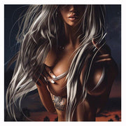 Touteladeco / Toile / Tableau Pop Art / Glamour / Sexy / Tatouages / Peinture abstraite sur toile / Image d'art mural / Décoration de maison / Moderne